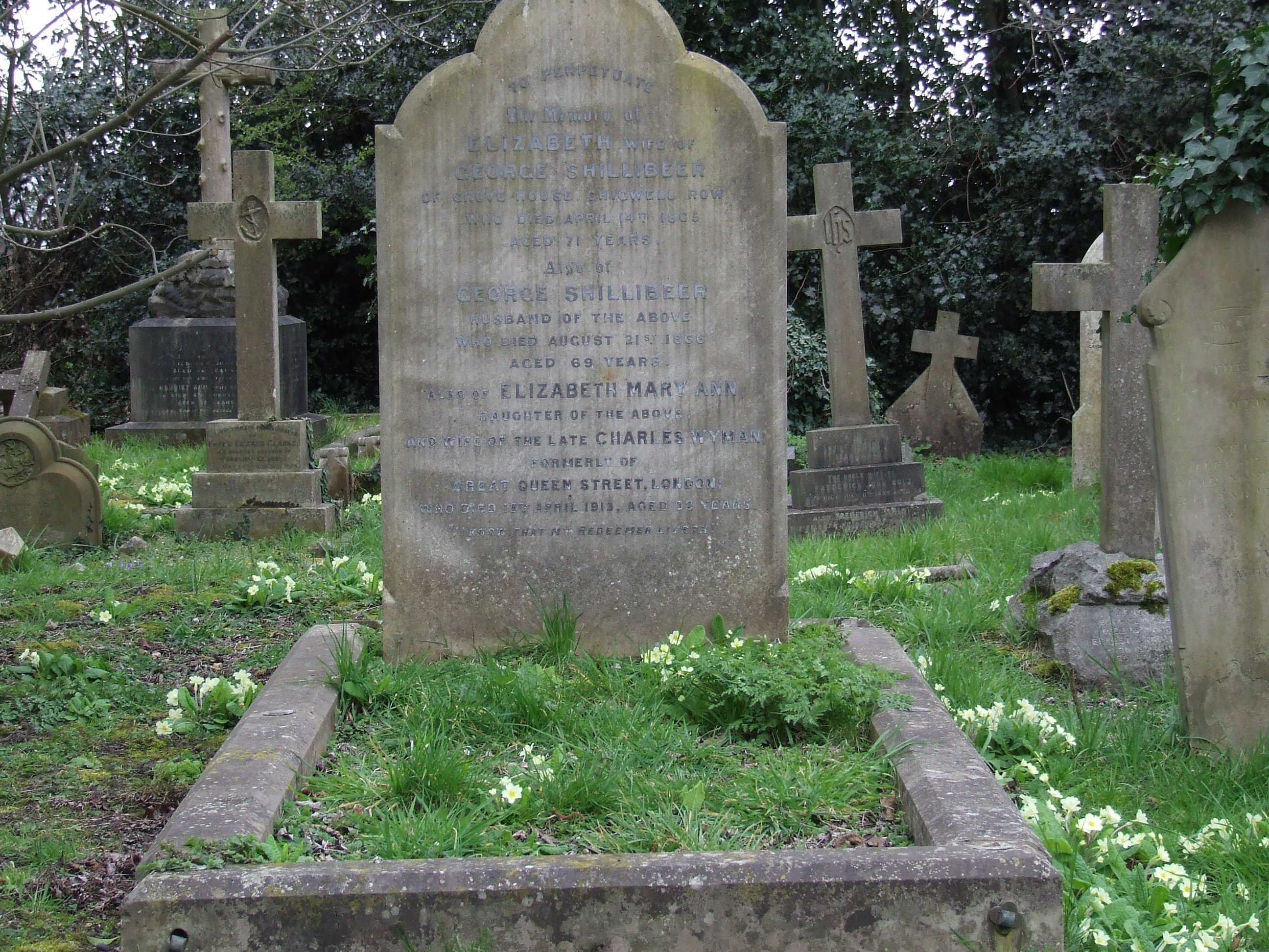 The George Shillibeer grave Chigwell