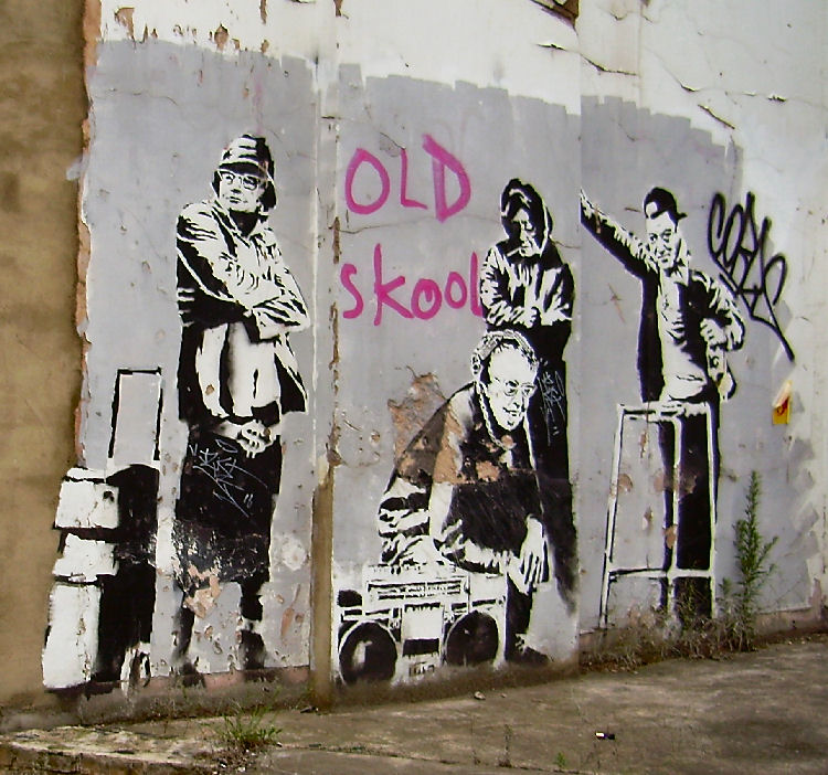 The artist Banksy, is the number one in graffiti art and can be found 