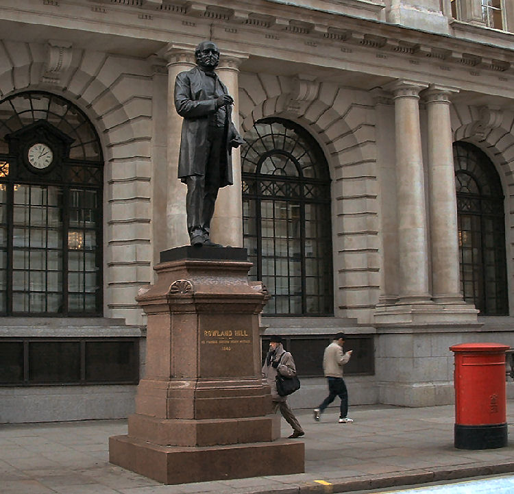 Sir Rowland Hill's statue